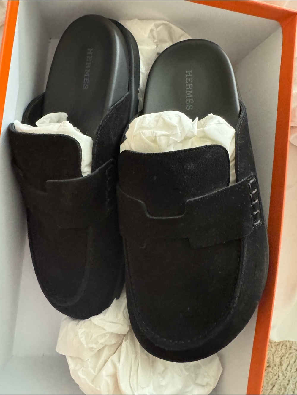 Hermes Go Mules Brand New 38